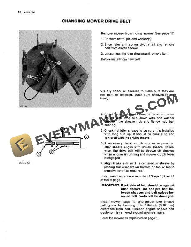 John Deere 65 Riding Mower Operator Manual OMM81910-3