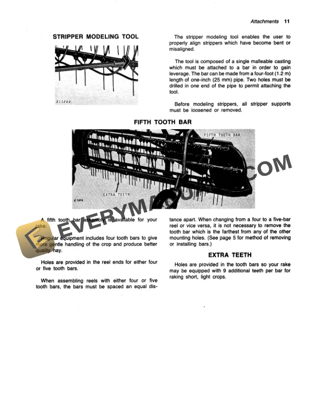 John Deere 650 SIDE-DELIVERY RAKE Operator Manual OME57328-3