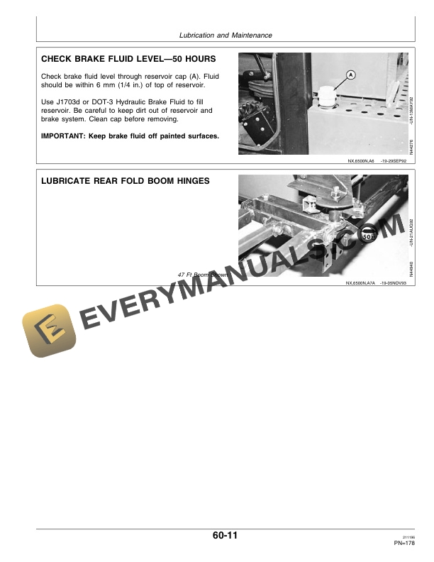 John Deere 6500 Self-Propelled Sprayer Operator Manual OMN200468-3