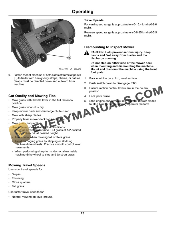 John Deere 652B QuikTrak Pro Operator Manual OMTCU36312E-2