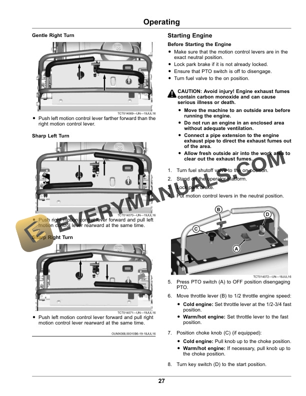 John Deere 652E QuikTrak Operator Manual OMUC16486E-2