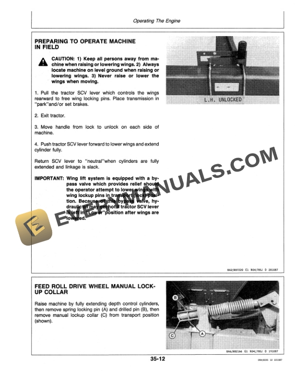 John Deere 665 CENTRAL METERING SEEDER Operator Manual OMN200115-2