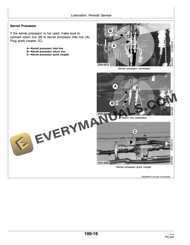 John Deere 6650, 6750, 6850 and 6950 Self-Propelled Forage Harvesters Operator Manual OMZ92566-3