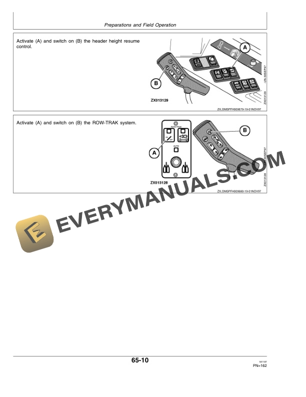 John Deere 6650, 6750, 6850 and 6950 Self-Propelled Forage Harvesters Operator Manual OMZ92575-2
