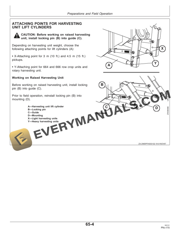 John Deere 6650, 6750, 6850 and 6950 Self-Propelled Forage Harvesters Operator Manual OMZ92831-2