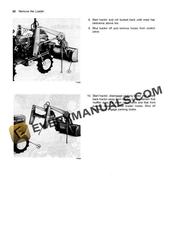 John Deere 67 Loader Operator Manual OMTY20543-3