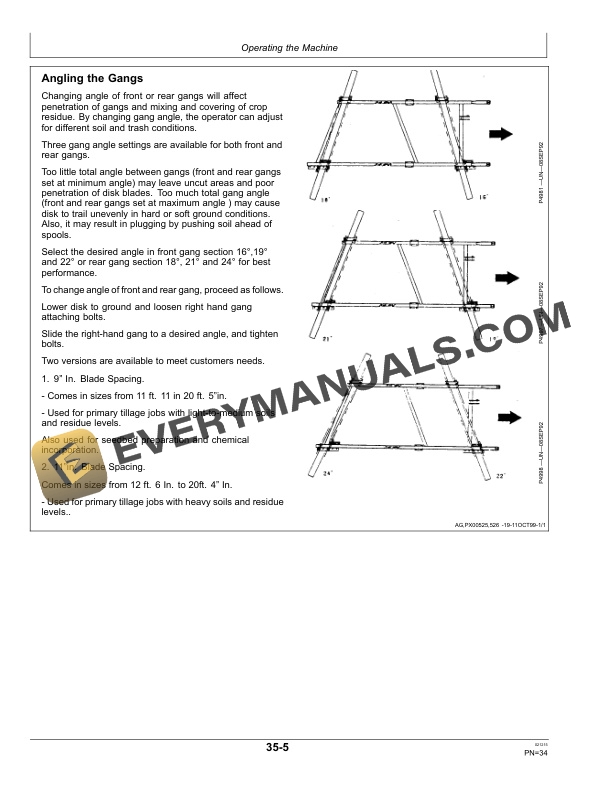 John Deere 670 Disk Harrow Wheel Type Offset Operator Manual OMP75239 4 John Deere 670 Wheel Type Offset Disk Harrow Operator Manual OMP75239-2