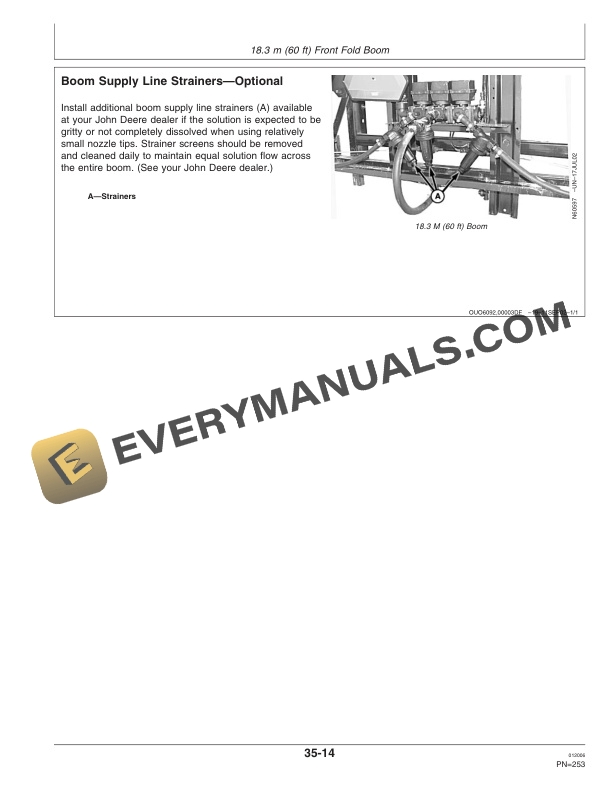 John Deere 6700 Self-Propelled Sprayer Operator Manual OMN300235-3