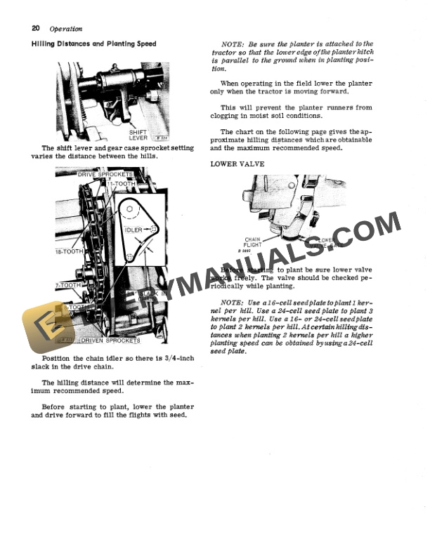 John Deere 694A 695A 894A CORN PLANTER Operator Manual OMB25348 2