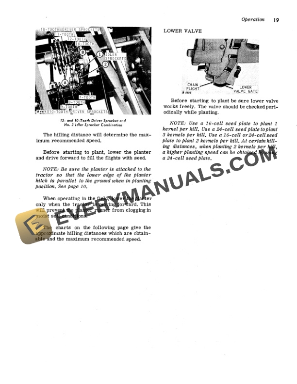 John Deere 694A 695A AND 894A CORN PLANTER Operator Manual OMB25391 2