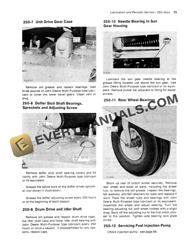 John Deere 699 COTTON PICKER Operator Manual OMN159322 3