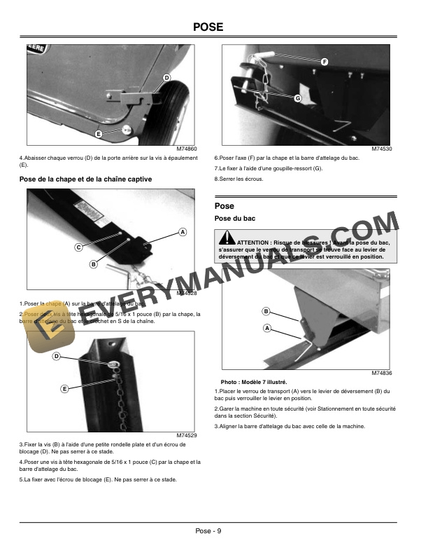 John Deere 7 10 and 15 Utility Cart Operator Manual OMM150057 2