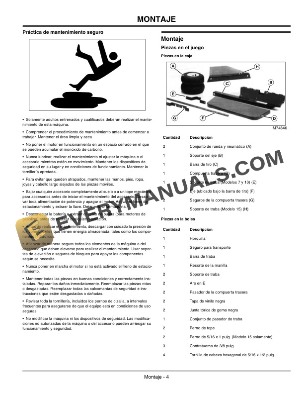 John Deere 7 10 and 15 Utility Cart Operator Manual OMM150057 3