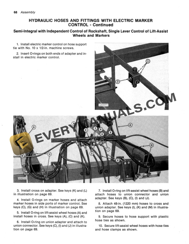 John Deere 70 FOLDING TOOLBAR Operator Manual OMA45278 3