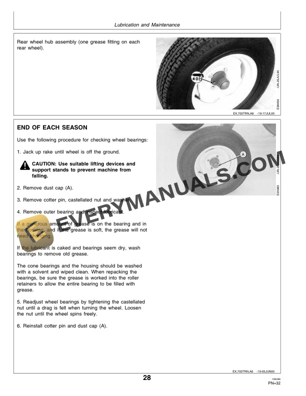 John Deere 700 Twin Rakes Operator Manual OME87587 3
