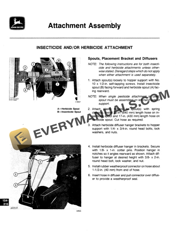 John Deere 7000 FOLDING 8 ROW WIDE AND 12 Operator Manual OMA45598 3