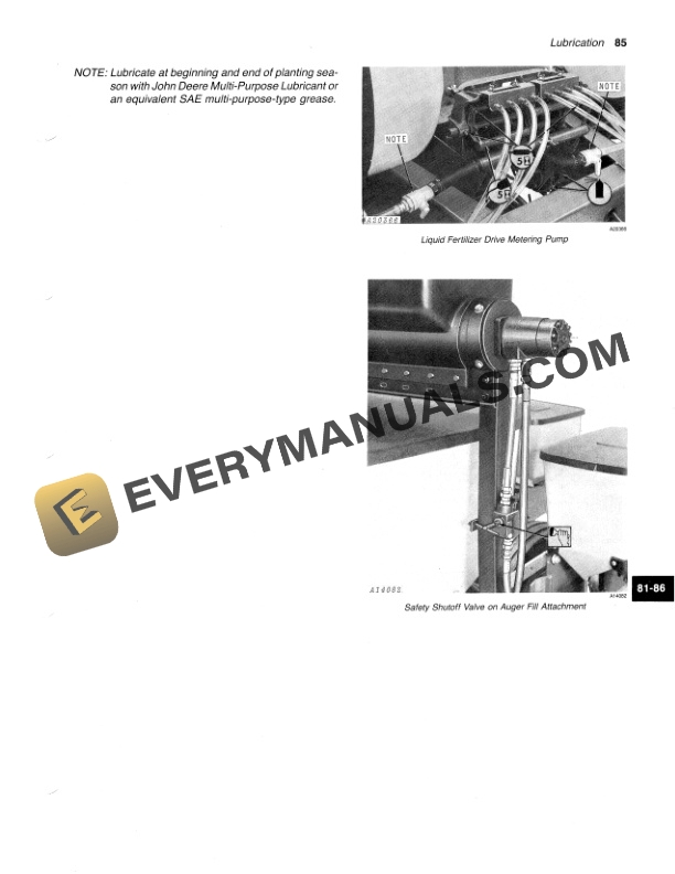 John Deere 7000 MAX EMERGE 6 ROW WIDE 8 Operator Manual OMA45339 2