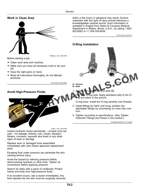 John Deere 700M Loader Operator Manual OMPXX12687 5 John Deere 700M Loader Operator Manual OMPXX12687-3