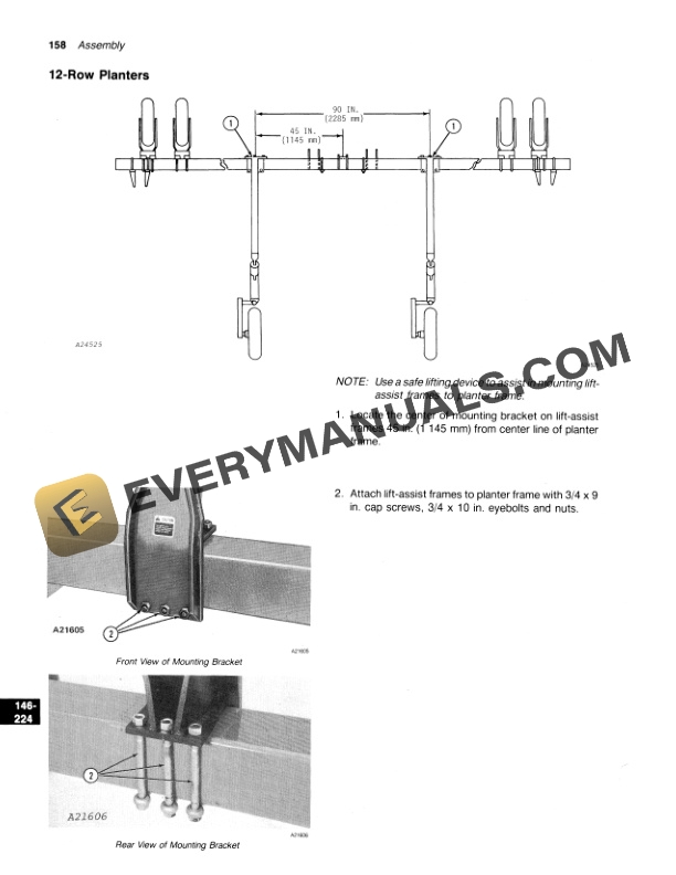 John Deere 7100 MAX EMERGE INTEGRAL PLANTER Operator Manual OMA45651 3