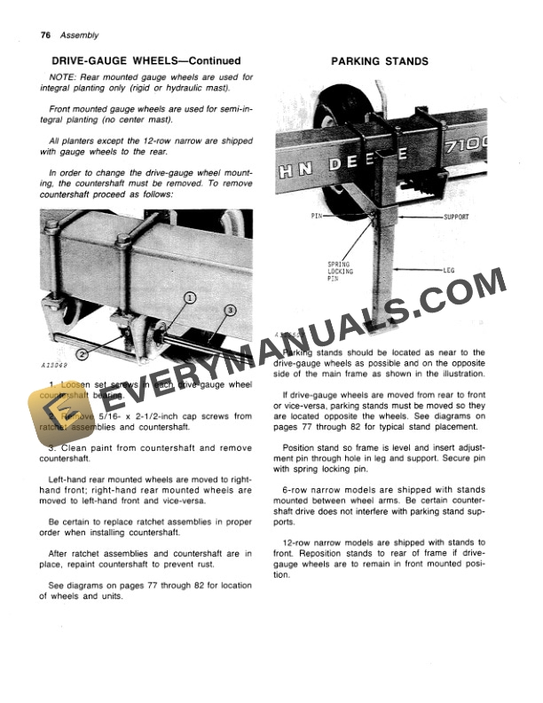 John Deere 7100 MOUNTED MAX EMERGE PLANTER Operator Manual OMA27347 3