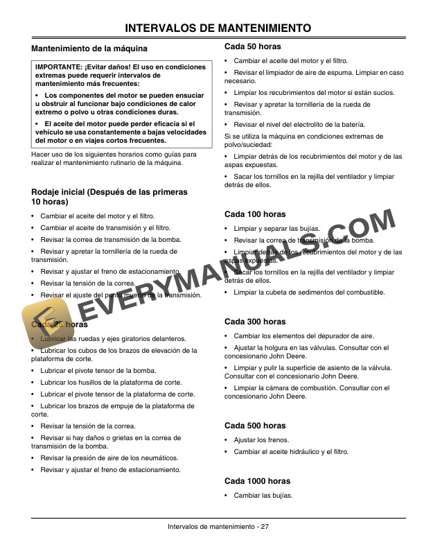 John Deere 717 and 727 Mini Frame Z Trak Operator Manual OMTCU15693 3