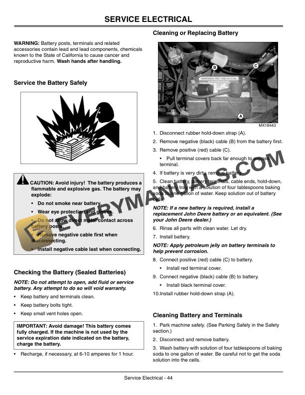 John Deere 717A and 727A Mini Frame Z Trak Operator Manual OMTCU18172 2
