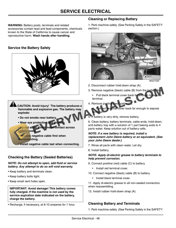 John Deere 717A and 727A Mini Frame Z Trak Operator Manual OMTCU21272 2