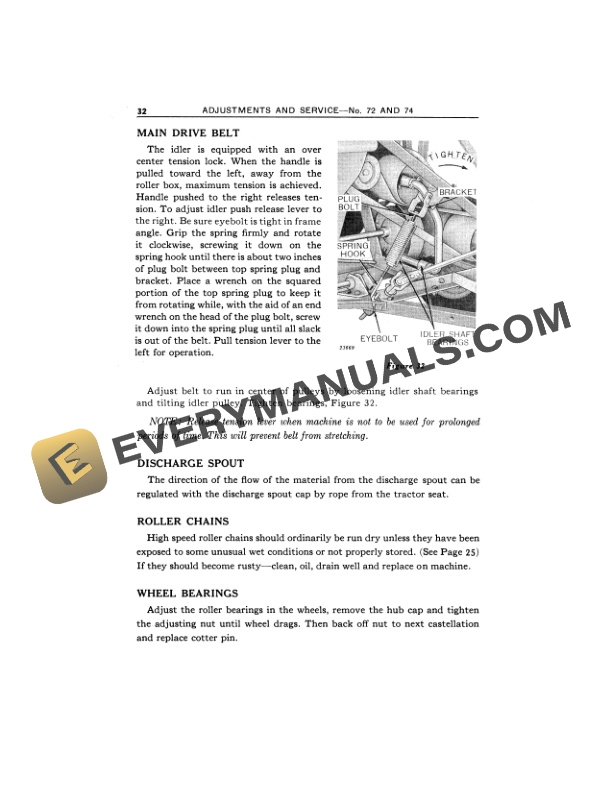 John Deere 72 FORAGE HARVESTERS 74 ENSILAGE HARVESTERS Operator Manual OME14152 3