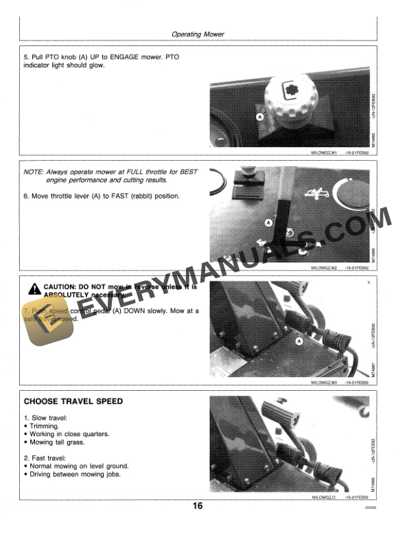 John Deere 72 Inch Direct Drive Side Discharge Mower for F1145 Front Mower Four Wheel Drive Operator Manual OMM113012 2