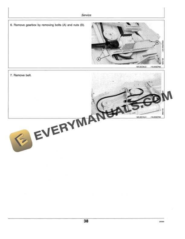 John Deere 72 Inch Mid Mount Mower 70 Series Tractors Operator Manual OMM79619 3