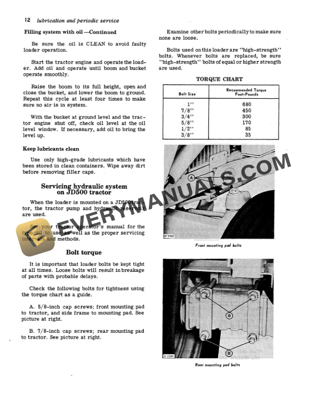 John Deere 720 Loader Operator Manual OMU16339 2