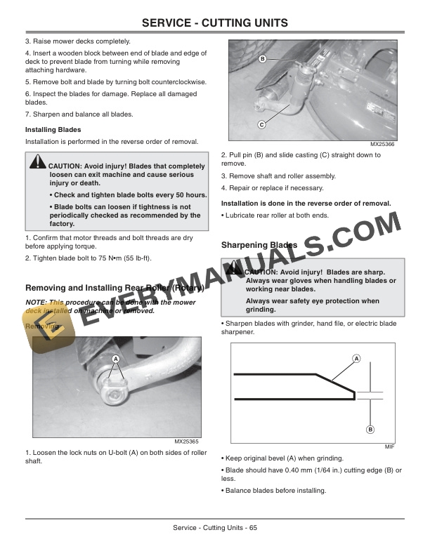 John Deere 7200 7400 Trim and Surrounds Mower Operator Manual OMTCU27212 2