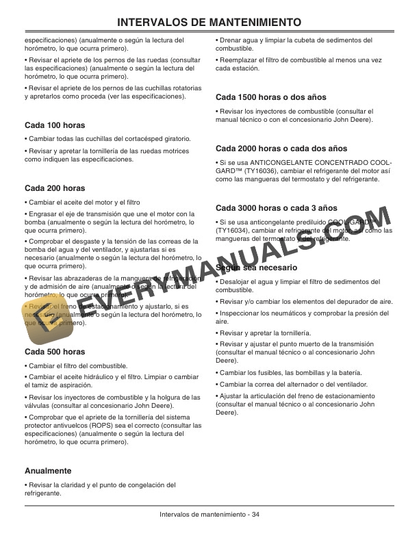 John Deere 7200 7400 Trim and Surrounds Mower Operator Manual OMTCU27212 3