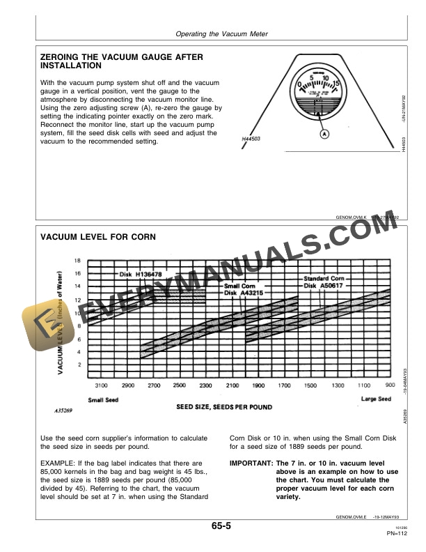 John Deere 7200 Front Fold MaxEmerge2 Drawn Conservation Planter 12 Operator Manual OMA54948 2