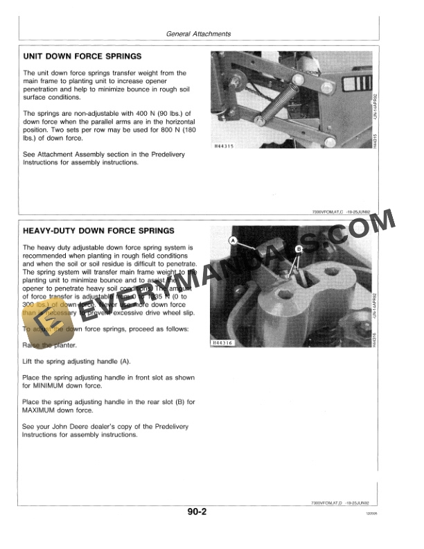 John Deere 7300 Vertical Fold MaxEmerge 2 Planter Operator Manual OMA54960 3