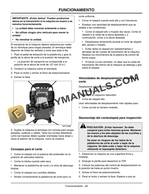John Deere 737 and 757 Mid Mount Z Trak Operator Manual OMTCU19632 3