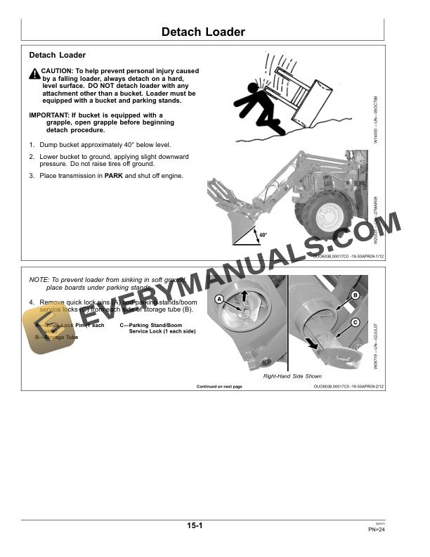 John Deere 741 Loader Operator Manual OMW54465 4 John Deere 741 Loader Operator Manual OMW54465-2