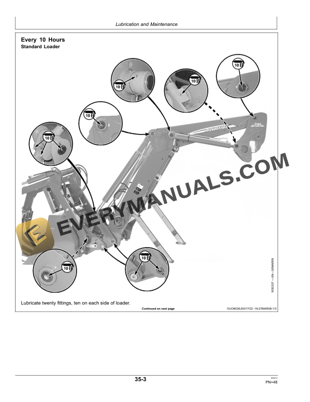 John Deere 741 Loader Operator Manual OMW54465 5 John Deere 741 Loader Operator Manual OMW54465-3