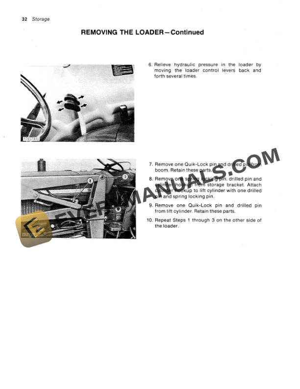 John Deere 75 LOADERS Operator Manual OMW21459-3