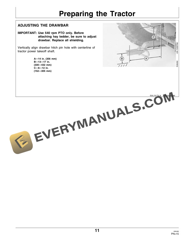 John Deere 752 Hay Tedders Operator Manual OME87598-2