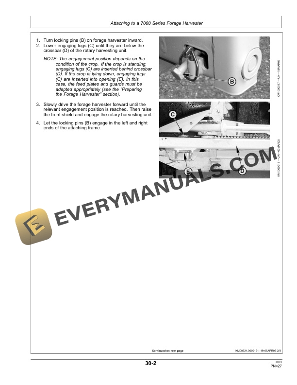 John Deere 770 Rotary Harvesting Unit Operator Manual OMLCA113744 4 John Deere 770 Rotary Harvesting Unit Operator Manual OMLCA113744-2