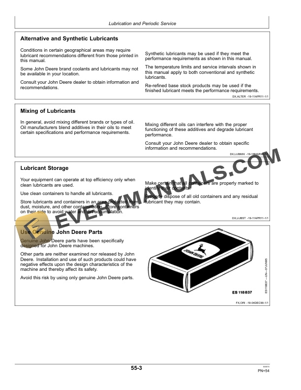 John Deere 770 Rotary Harvesting Unit Operator Manual OMLCA113744 5 John Deere 770 Rotary Harvesting Unit Operator Manual OMLCA113744-3