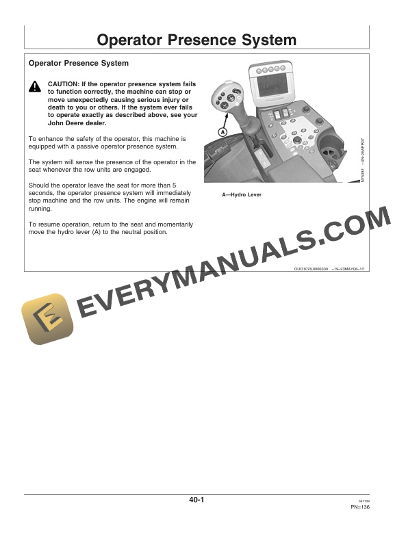 John Deere 7760 Cotton Picker Operator Manual OMN300606 4 John Deere 7760 Cotton Picker Operator Manual OMN300606-2