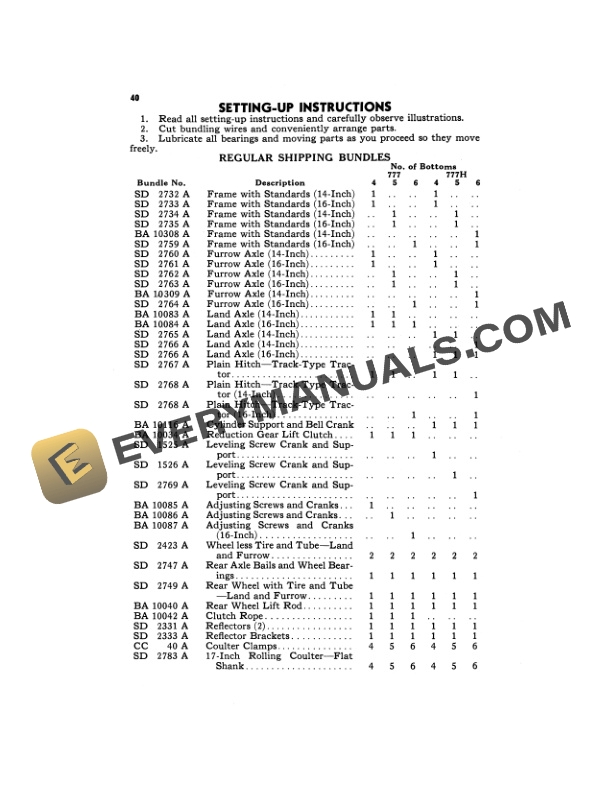 John Deere 777 and 777H Four-, Five- and Six Operator Manual OMA81859-3