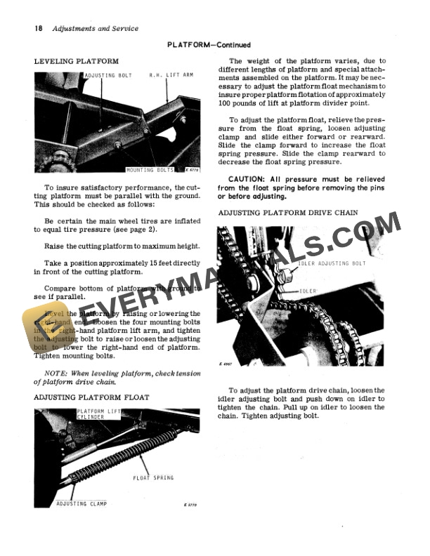 John Deere 780 SELF-PROPELLED WINDROWER Operator Manual OME44310-2