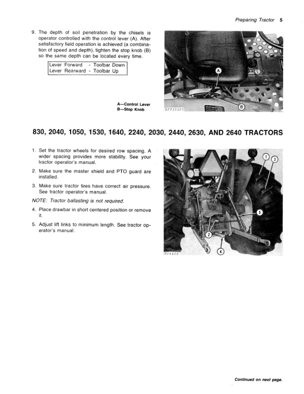John Deere 800 REAR MOUNTED TOOLBAR Operator Manual OMN159508 2