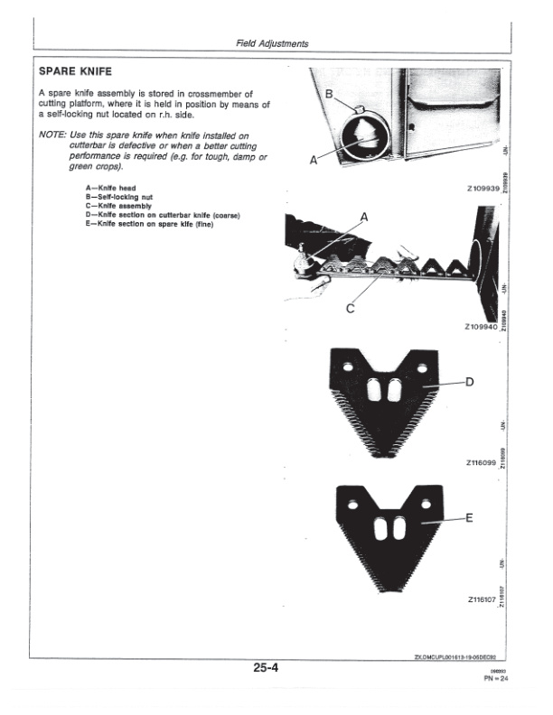 John Deere 800 Series Cutting Platform For 1100 Series Combine Operator Manual OMZ91911 2
