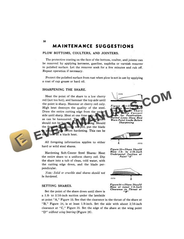 John Deere 812 AND 813 INTEGRAL MOLDBOARD PLOW Operator Manual OMA501054-3