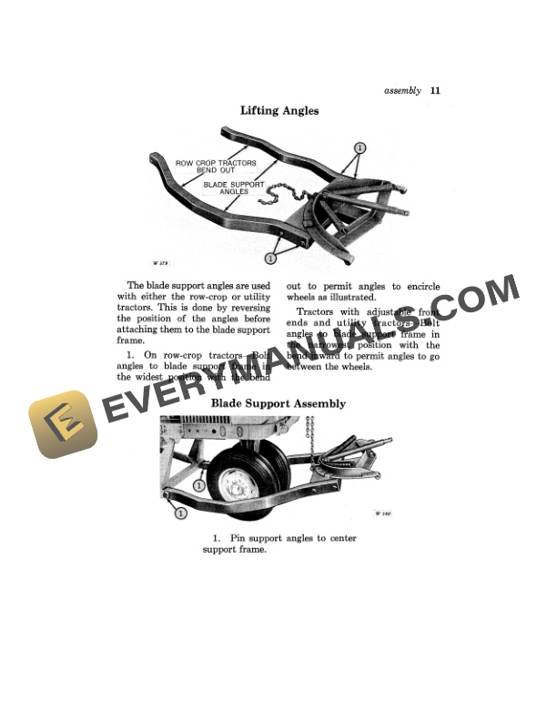 John Deere 82 Snow Plow Operator Manual OMW11612-3