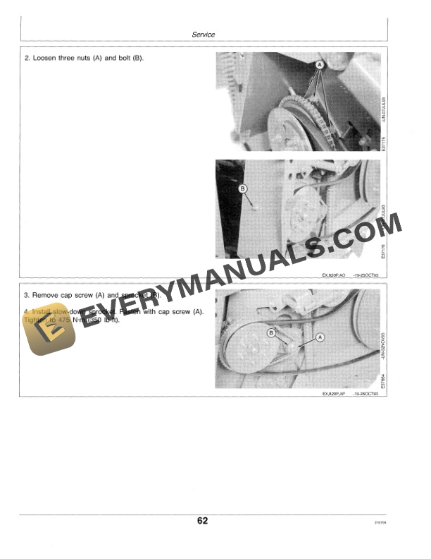 John Deere 820 MOWER- CONDITIONER Operator Manual OME85075-3